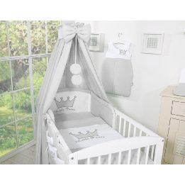 Lovos baldakimas vaikams pilkas Little Prince/Princess