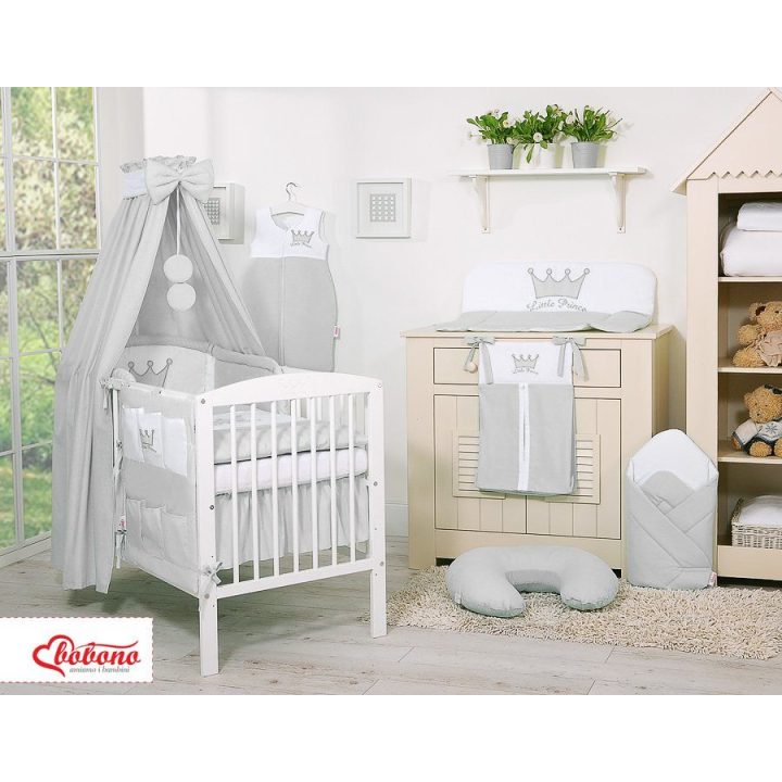 Lovos baldakimas vaikams pilkas Little Prince/Princess