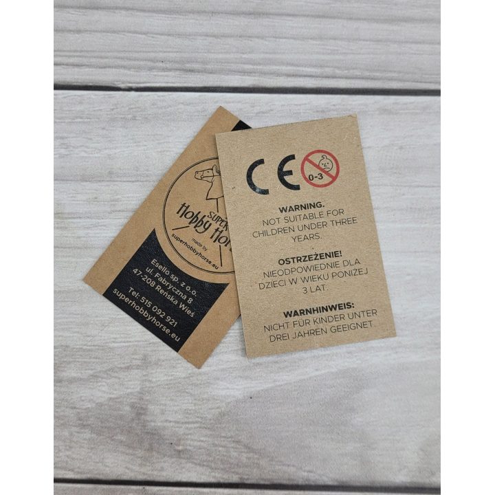 Hobby Horse oranžinė fleece antklodė ir ausinės
