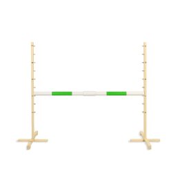 Šuolių kliūtis Hobby Horse su žalia sija, 120 cm aukščio