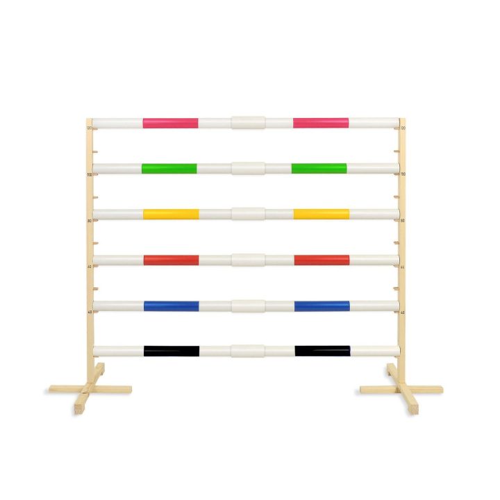 Šuolių kartelė rožinėms hobby horse žaidynėms 160 cm