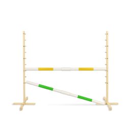 Šuolių kliūtis Hobby Horse geltona ir žalia, 120 cm aukščio