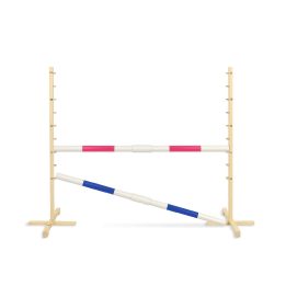 Šokinėjimo kliūtis Hobby Horse rožinė ir mėlyna