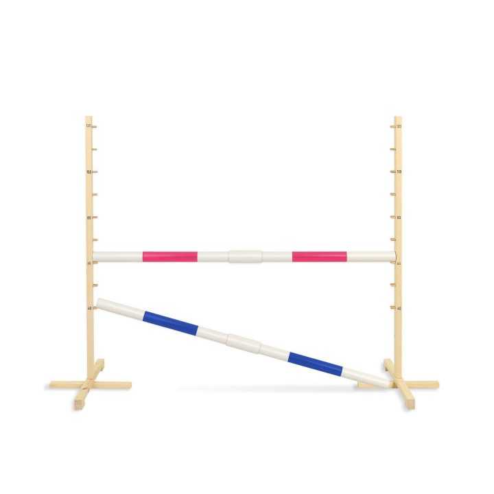 Šokinėjimo kliūtis Hobby Horse rožinė ir mėlyna