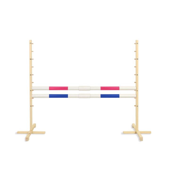 Šokinėjimo kliūtis Hobby Horse rožinė ir mėlyna