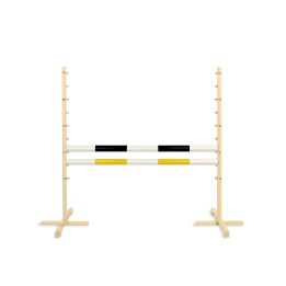 Šuolių kliūtis Hobby Horse juoda ir geltona 120 cm
