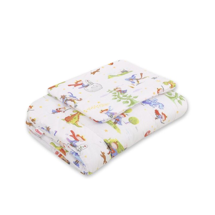 Patalynės komplektas kūdikiui su riteriu ir drakonu