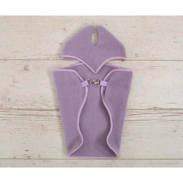 hobby horse violetinis flisinis pledas ir ausinukai