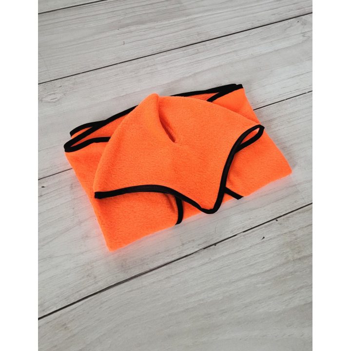 Rinkinys hobby horse: oranžinis pledas ir ausinukai