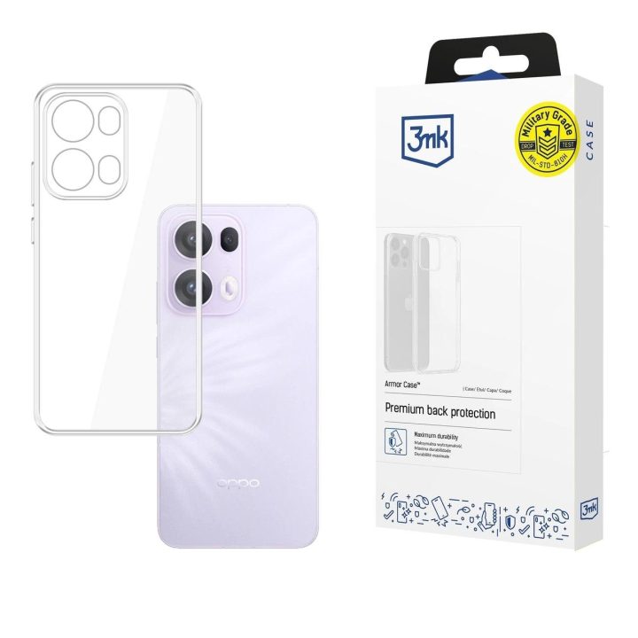 Dėklas skaidrus telefonui Oppo Reno 13 Pro
