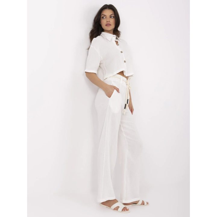 Suknelė moterims, elegantiška, ilgomis rankovėmis, ecru spalvos