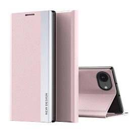 Telefono dėklas su atvartu ir stovu, rožinis
