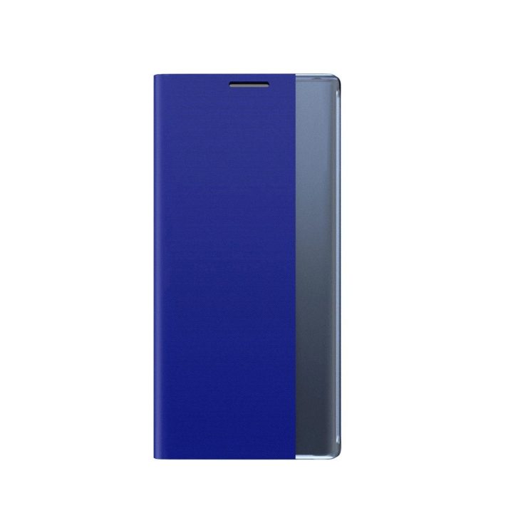 Dėklas su atvartu ir stovu iPhone 16e, mėlynas