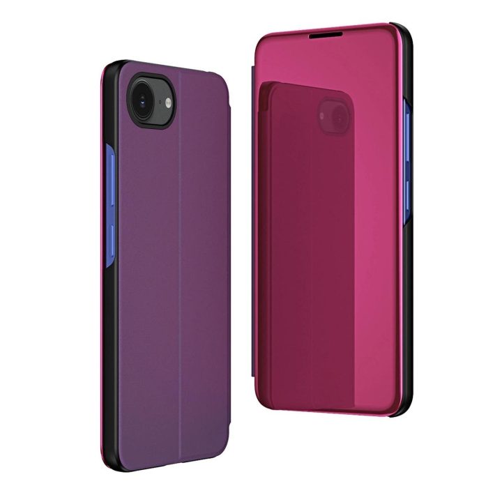 Dėklas iPhone 16e su dangteliu, rožinis