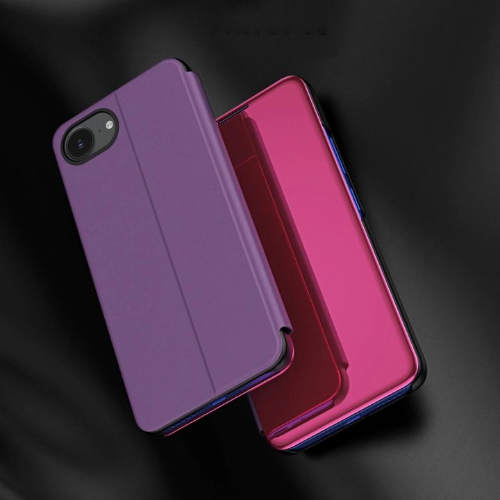 Dėklas iPhone 16e su dangteliu, rožinis