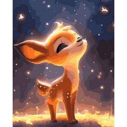 Tapyba pagal skaičius Starry Fawn 40x50 cm