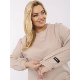 Palaidinė smėlio spalvos ilgomis rankovėmis