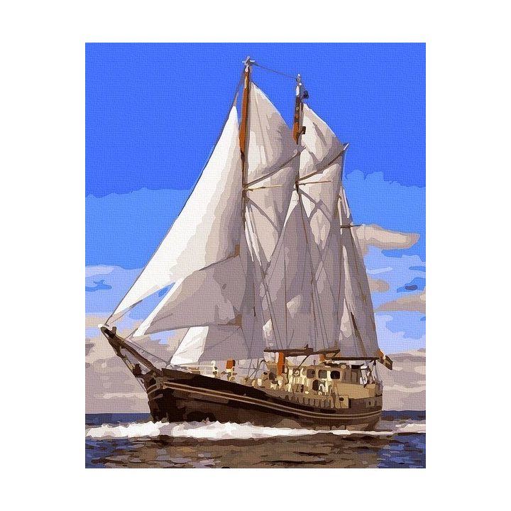 Tapyba pagal skaičius Buriavimo nuotykis 40x50 cm