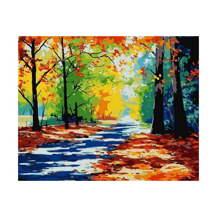 Tapyba pagal skaičius Rudens takas 40x50 cm