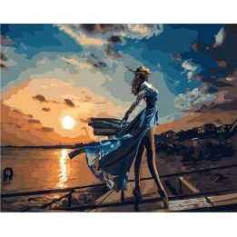 Tapyba pagal skaičius Saulėlydžio elegancija 40x50 cm