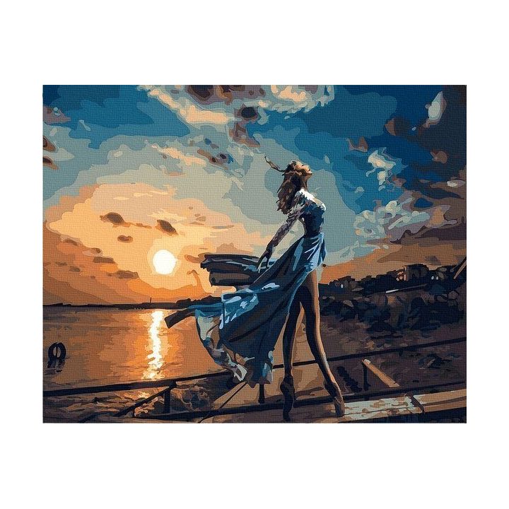 Tapyba pagal skaičius Saulėlydžio elegancija 40x50 cm