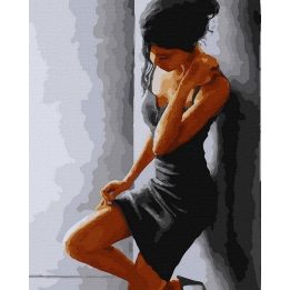 Tapyba pagal skaičius Siluetas Elegancija 40x50 cm