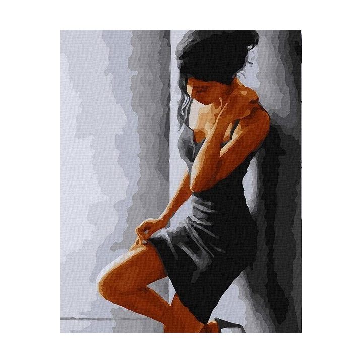 Tapyba pagal skaičius Siluetas Elegancija 40x50 cm