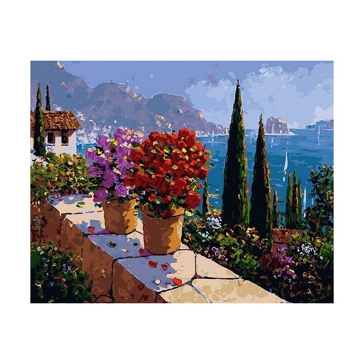 Tapyba pagal skaičius Sodo terasa 40x50 cm