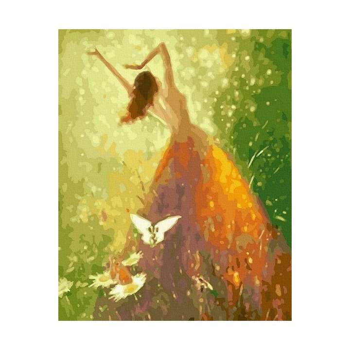 Tapyba pagal skaičius Auksinis šokis 40x50 cm