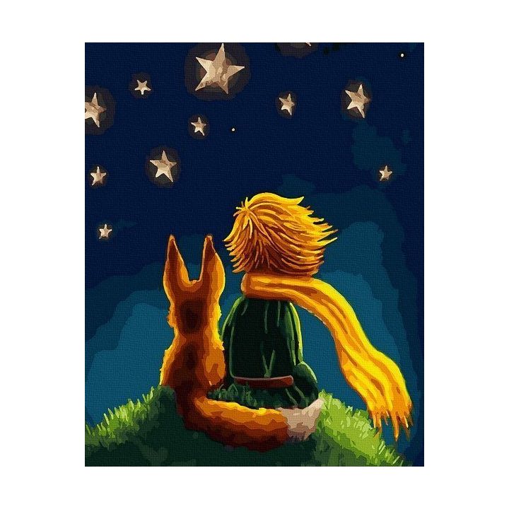 Tapyba pagal skaičius Mažasis princas ir lapė 40x50 cm