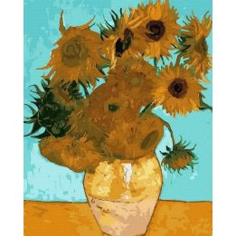 Tapyba pagal skaičius Saulėgrąžų svajonė 40x50 cm