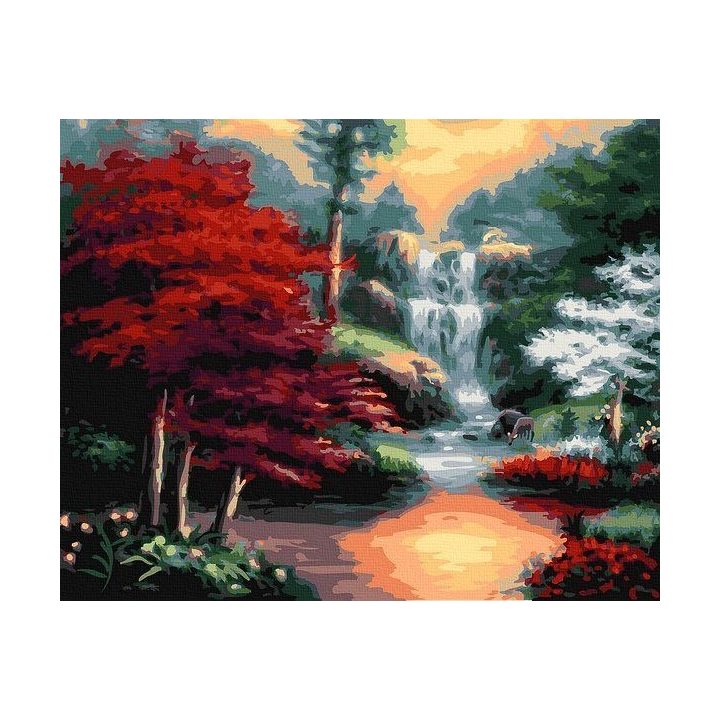 Tapyba pagal skaičius Ramūs kriokliai 40x50 cm
