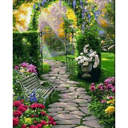 Tapyba pagal skaičius Sodo takas 40x50 cm