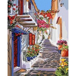 Tapyba pagal skaičius Graikijos peizažas 40x50 cm
