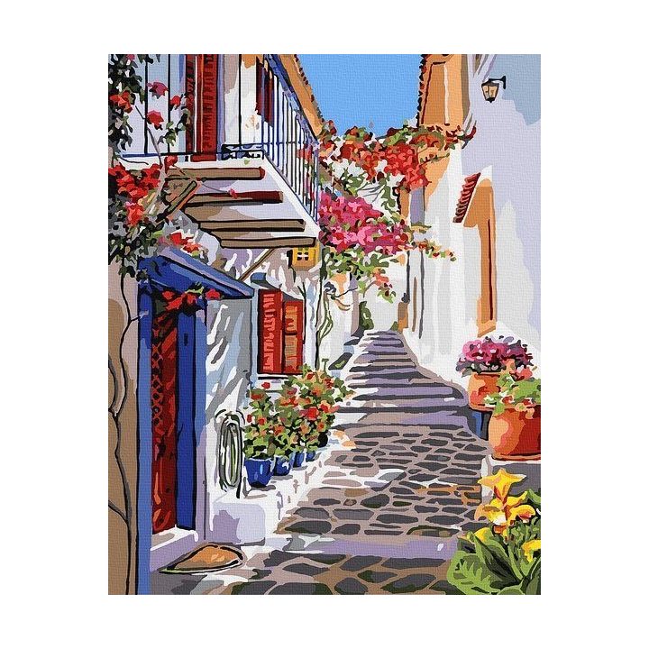 Tapyba pagal skaičius Graikijos peizažas 40x50 cm