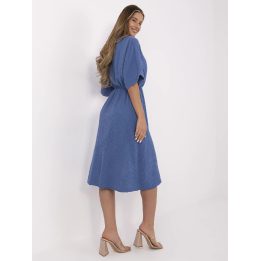 Suknelė tamsiai mėlyna elegantiška
