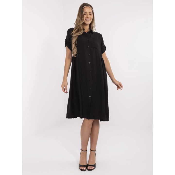 Suknelė juoda elegantiška kasdienai