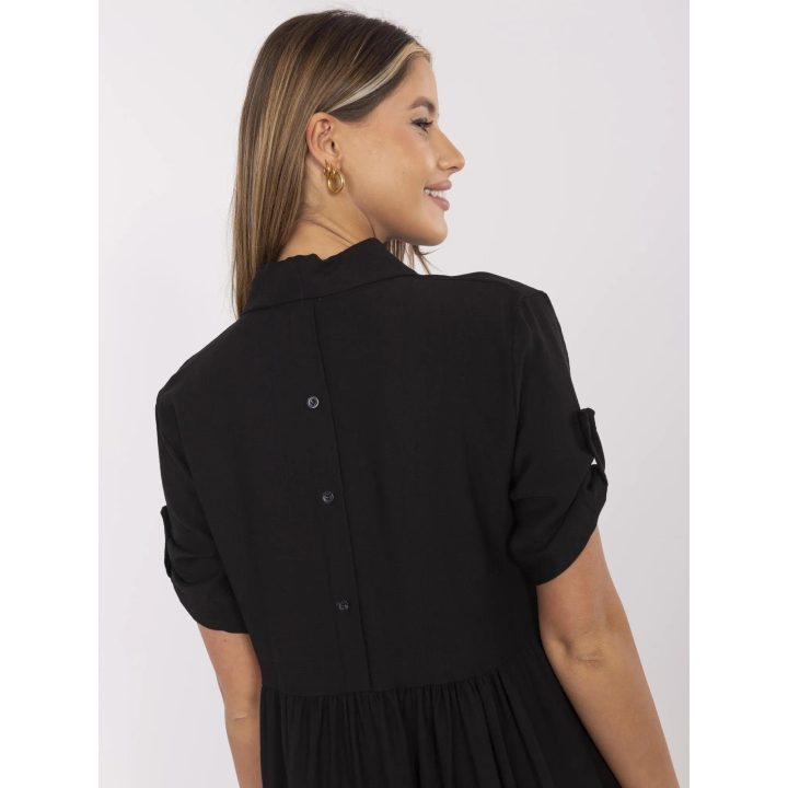 Suknelė juoda elegantiška kasdienai
