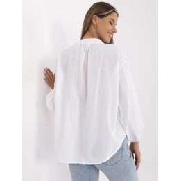 Palaidinė balta moteriška elegantiško stiliaus