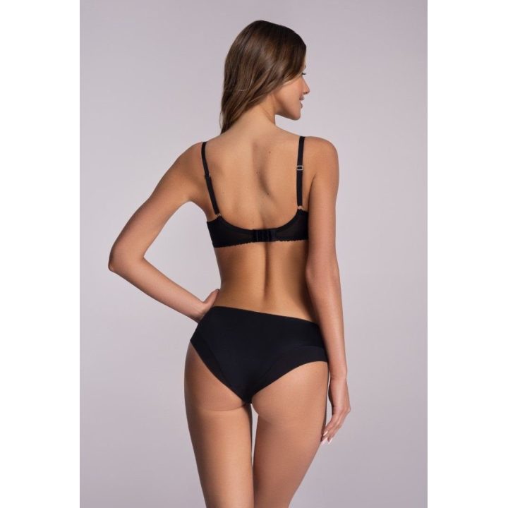 Liemenėlė juoda nėriniuota elegantiška