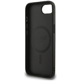 Telefono dėklas iPhone 16 juodas Guess su MagSafe
