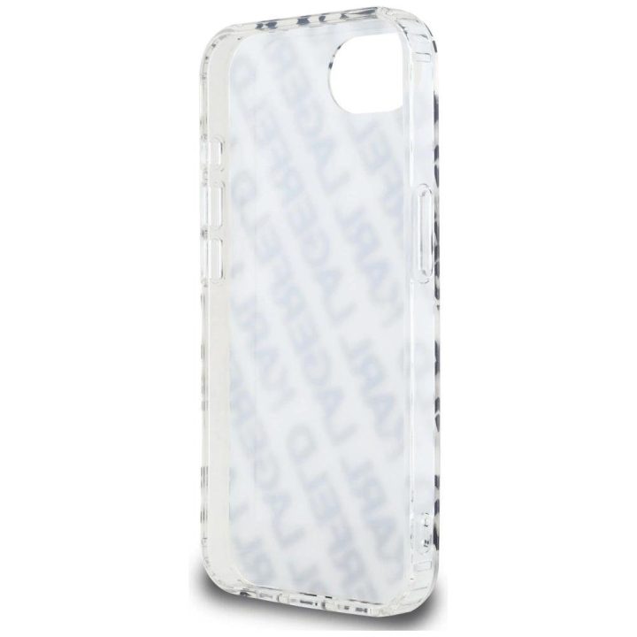 Telefono dėklas iPhone 16, auksinis, Karl Lagerfeld