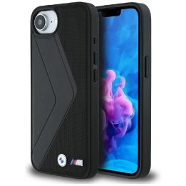 Telefono dėklas iPhone 16 – juodas, BMW, su MagSafe