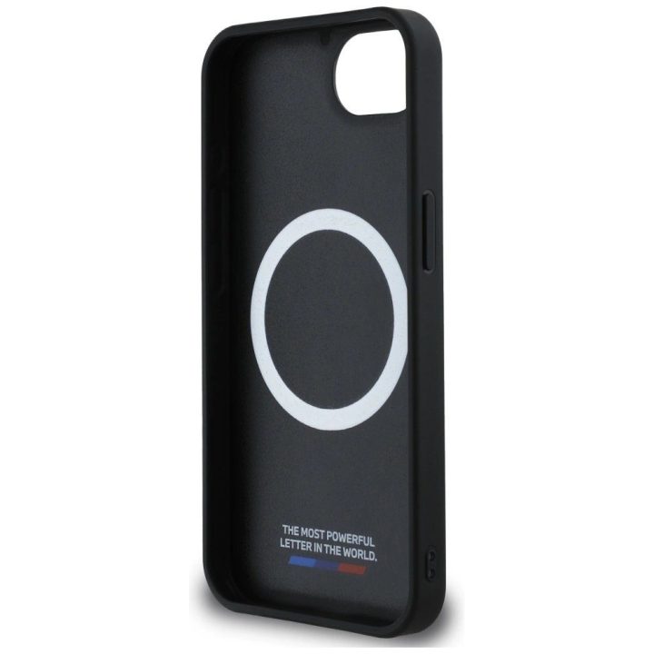 Telefono dėklas iPhone 16 – juodas, BMW, su MagSafe