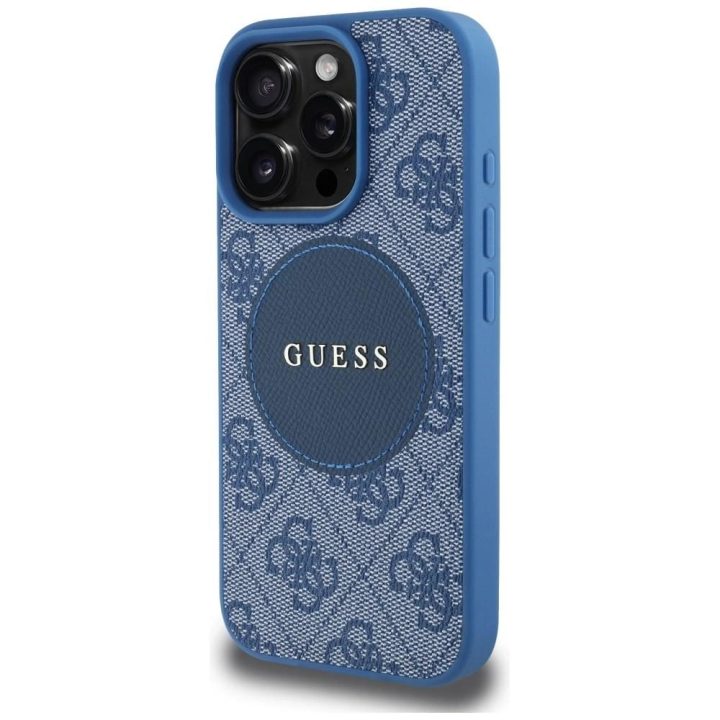 Dėklas mėlynas su 4G logotipu iPhone 16 Pro Max