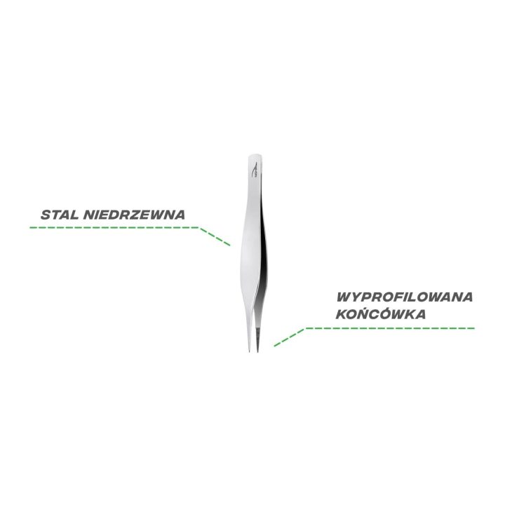 Pincetas antakiams nerūdijančio plieno