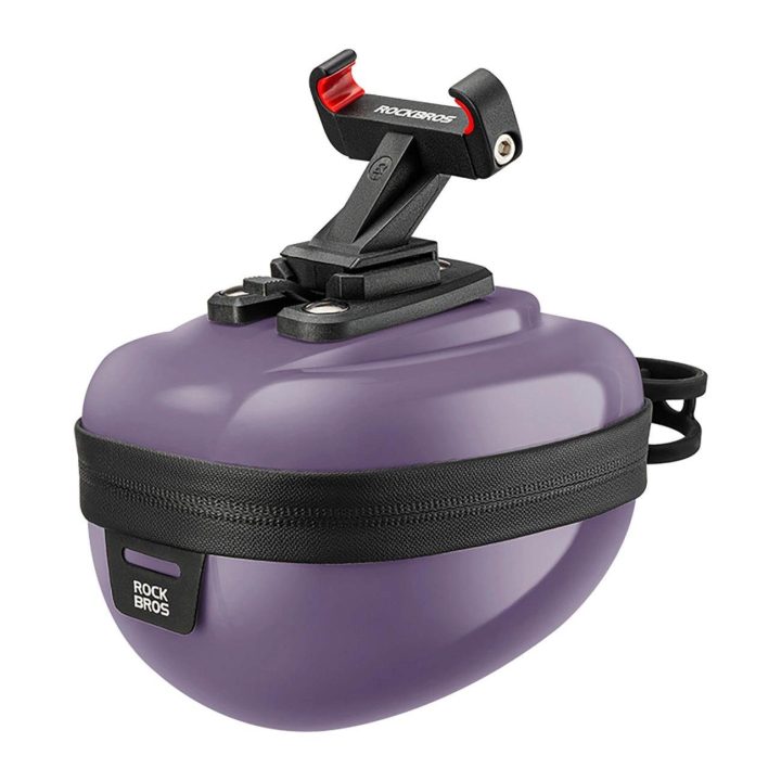 Dviračio balninė kuprinė kompaktiška violetinė 0.4 l
