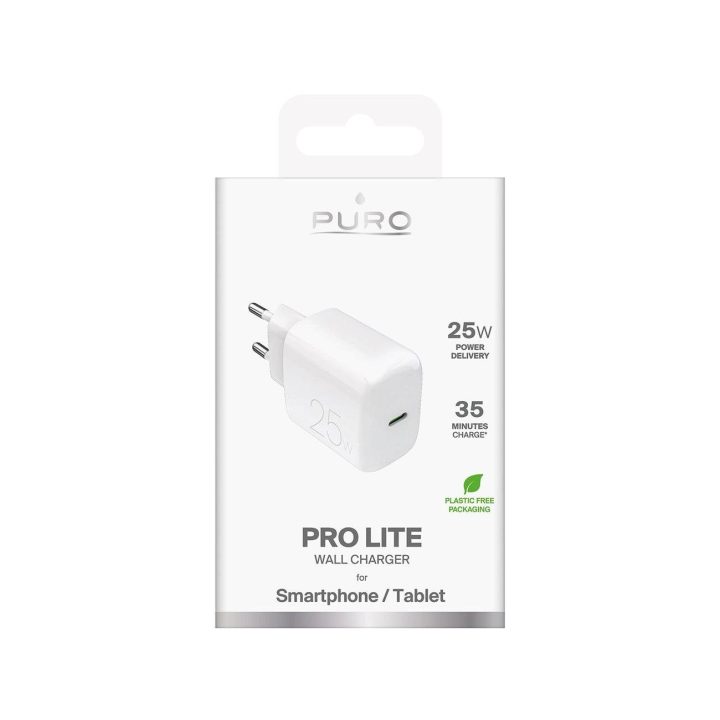 Telefono įkroviklis USB-C 25W baltas Prolite