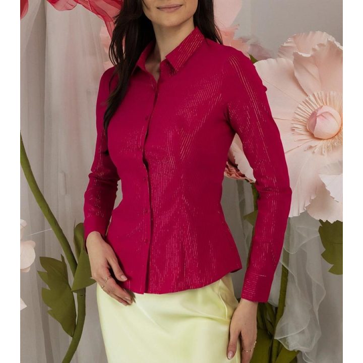 Rožinė elegantiška palaidinė moterims
