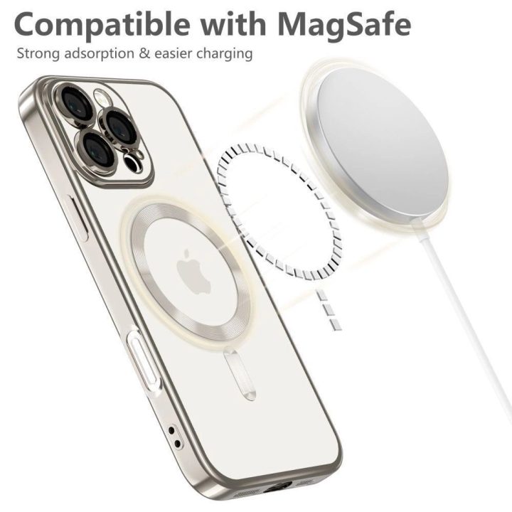Skaidrus mėlynas MagSafe“ dėklas Samsung Galaxy S25 telefonui